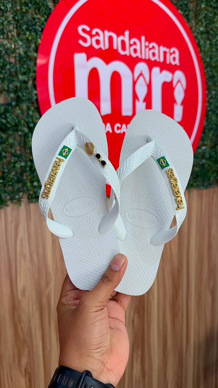 HAVAIANAS BRASIL BRANCA PERSONALIZADA - Image 6