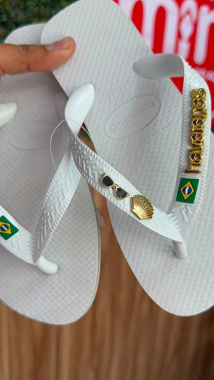 HAVAIANAS BRASIL BRANCA PERSONALIZADA - Image 5