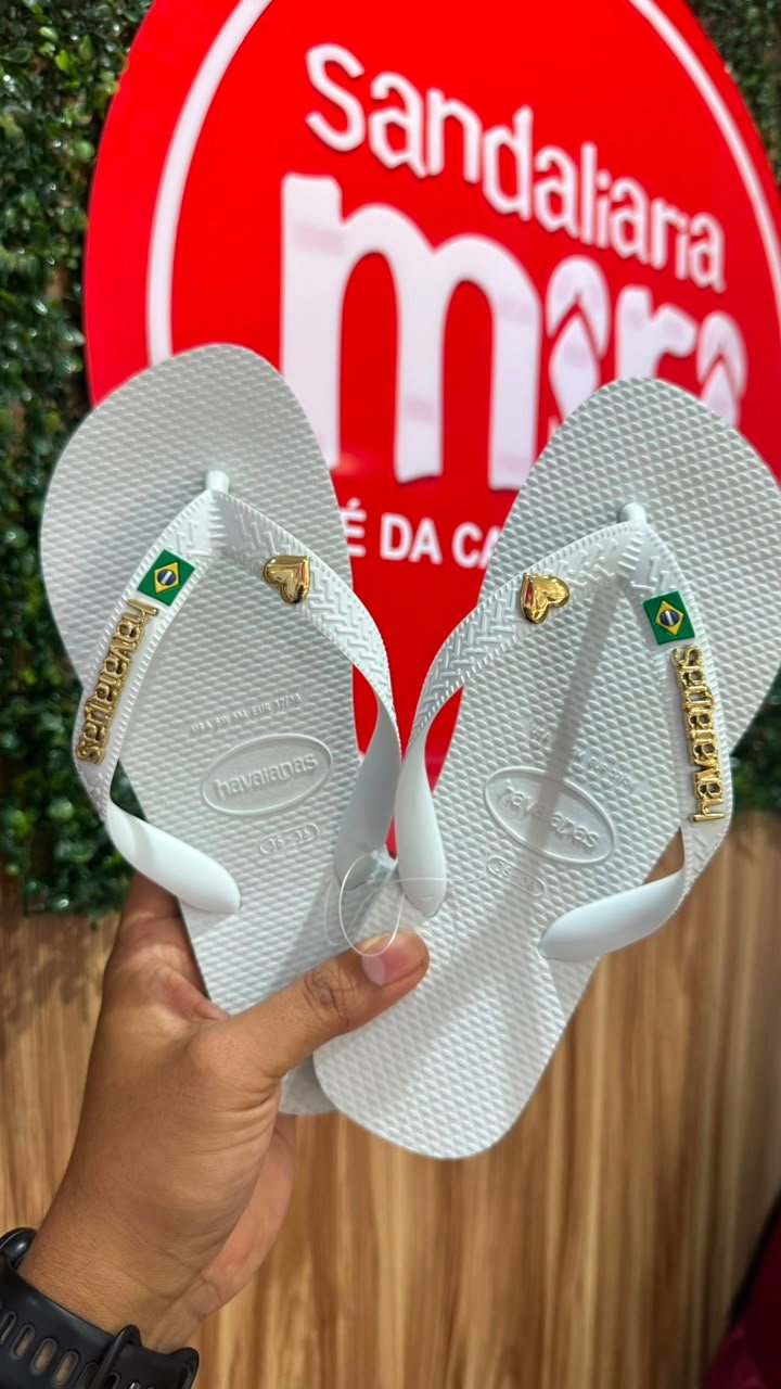 HAVAIANAS BRASIL BRANCA PERSONALIZADA - Image 4